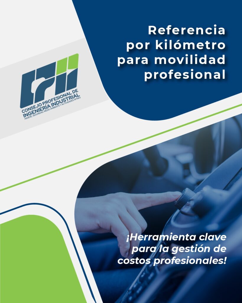 Valor de referencia por kilómetro recorrido ($/km) para el uso de vehículo particular en fines profesionales