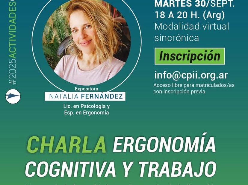 Ergonomía Cognitiva y Trabajo