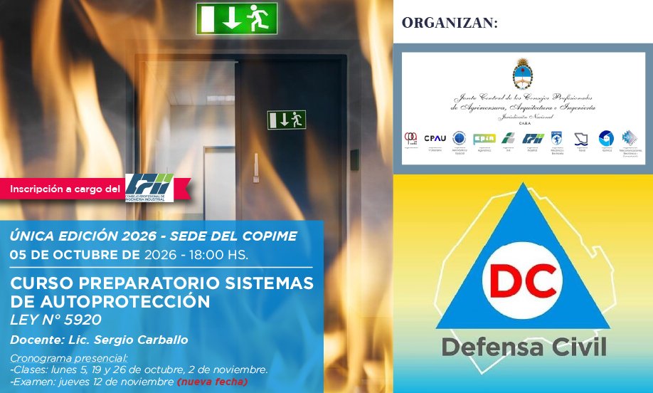 Nueva fecha de examen: Curso Preparatorio del Sistema de Autoprotección – Ley N.º 5920